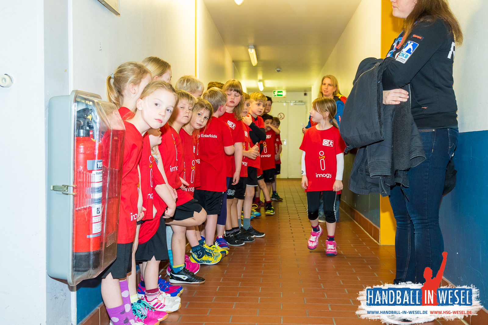 HSG Wesel E-Jugend / Einlaufkids TUSEM Essen 2017